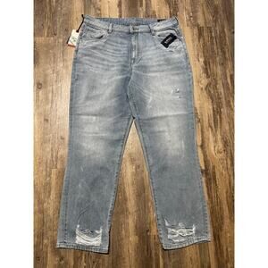 Buffalo David Bitton Madison Jeans Women’s Relaxed Boyfriend Distressed 33